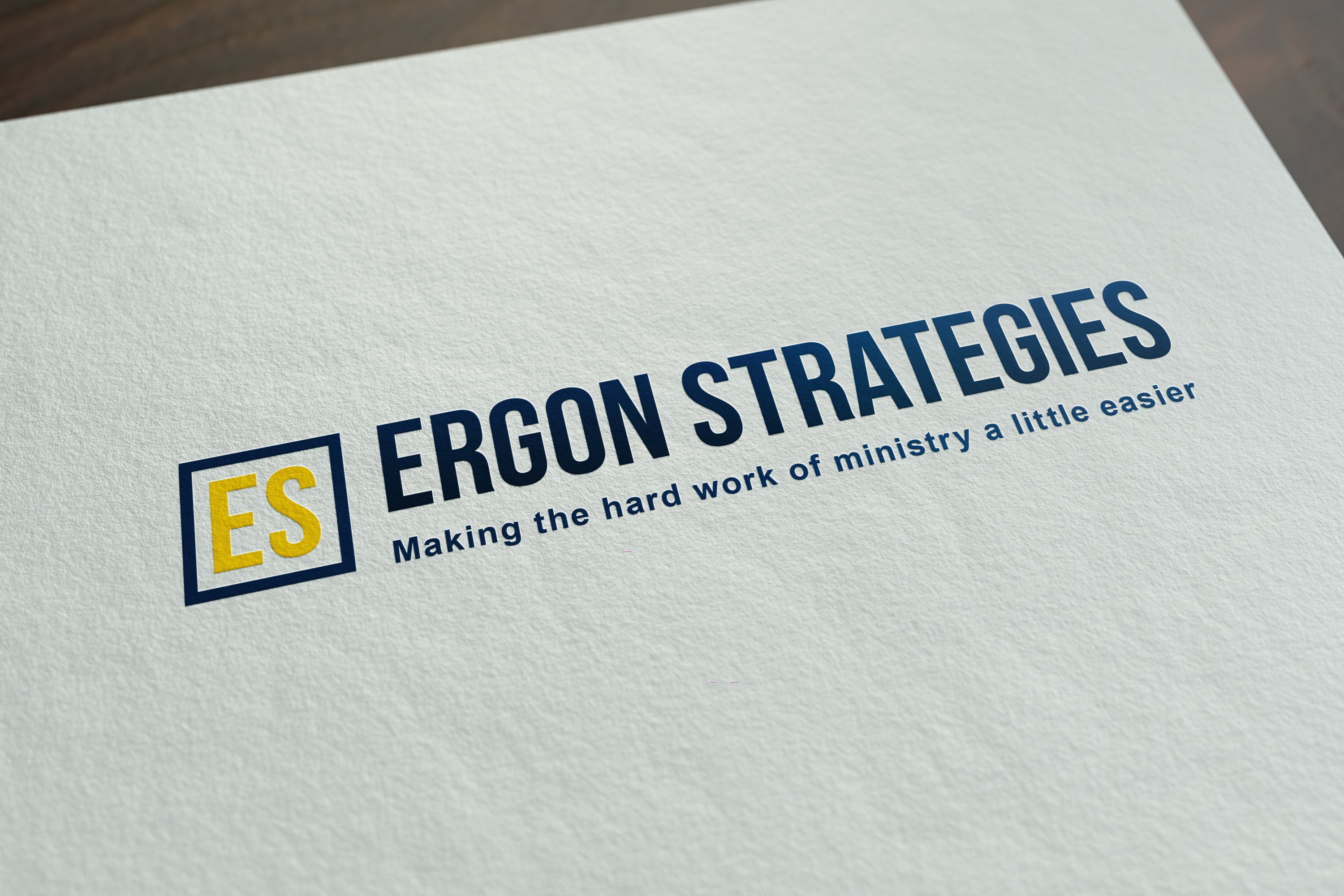 Ergon Strategies logo and branding designed by Hatch & Fly